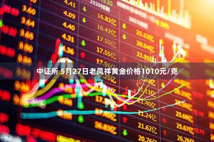 中证所 5月27日老凤祥黄金价格1010元/克