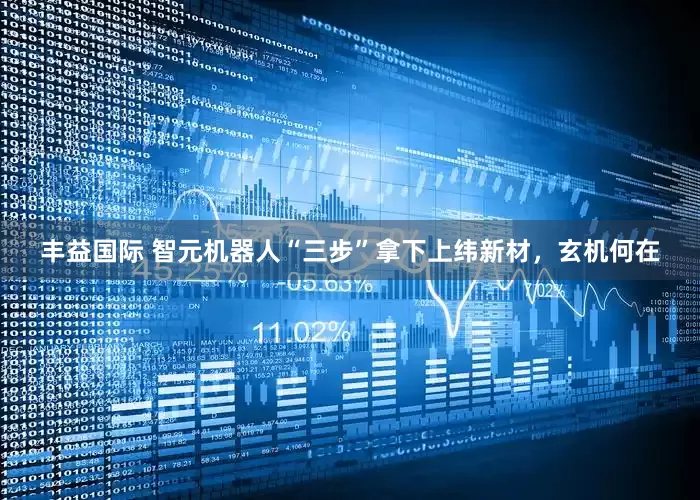 丰益国际 智元机器人“三步”拿下上纬新材，玄机何在